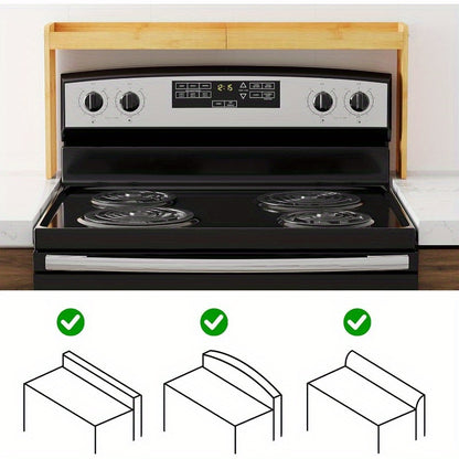 SpaceAid Bamboo Over the Stove Spice Holder Shelf 31.5\